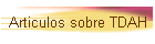 Articulos sobre TDAH